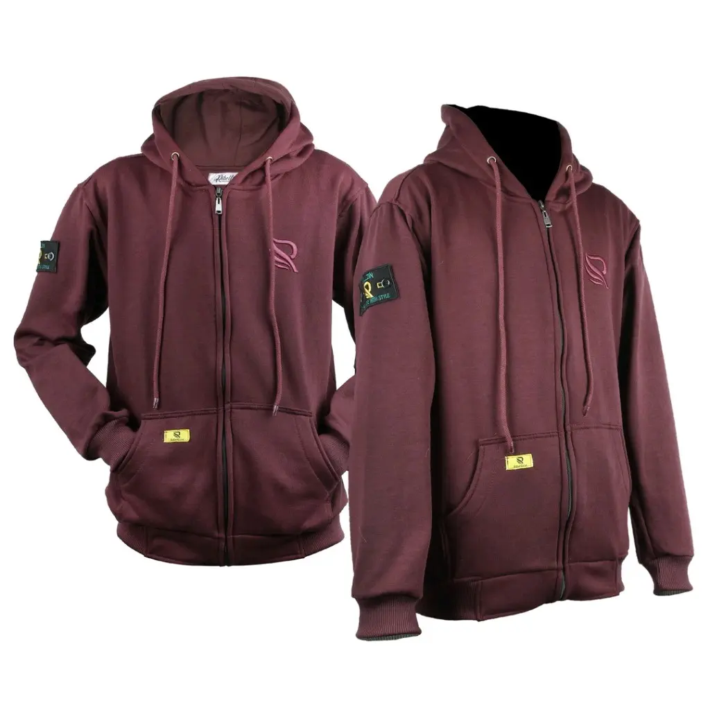 Sweater Zipper Ribellzin 001 Unisex  Hoodie Pria Wanita Tebal Distro