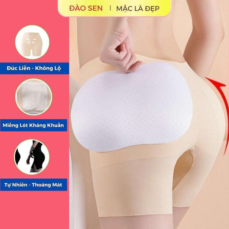 Quần đùi độn hông và tăng vòng 3 nữ chất liệu vải su mặc tự nhiên , mặc đầm body hay quần mỏng không lộ