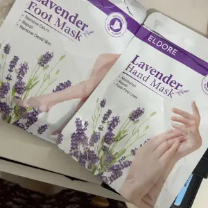 [BPOM] ELDORE Lavender Foot Mask Hand Mask - Masker kaki tangan penghalus kulit