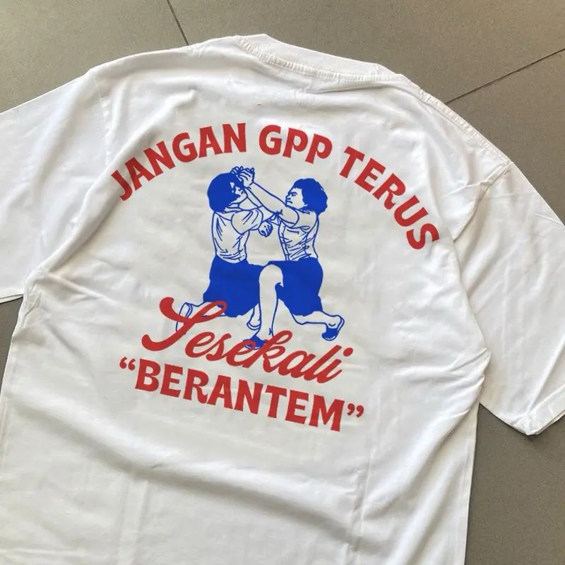 DIKSI DEEP - KAOS "JANGAN GAPAPA TERUS" - 20S 1