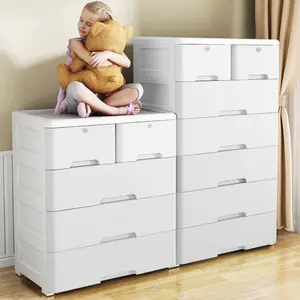 [ Hot Sale] diskon besar!!! Lemari Plastik Susun 5/6 Tingkat Sakula Model A dengan Roda dan Garansi 5 Tahun