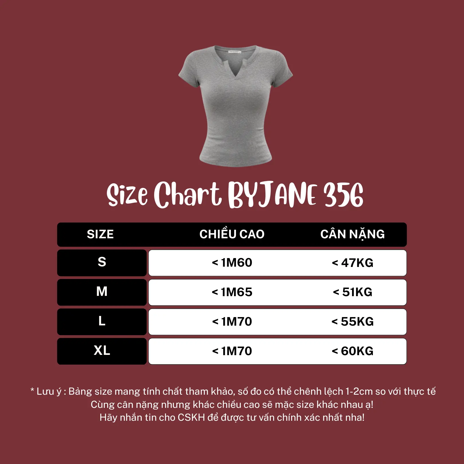 (MỞ BÁN) Áo Thun Cổ Trụ Tàu Ôm eo BYJANE-356 | BigBuy360 - bigbuy360.vn (MỞ BÁN) Áo Thun Cổ Trụ Tàu Ôm eo BYJANE-356 | BigBuy360 - bigbuy360.vn