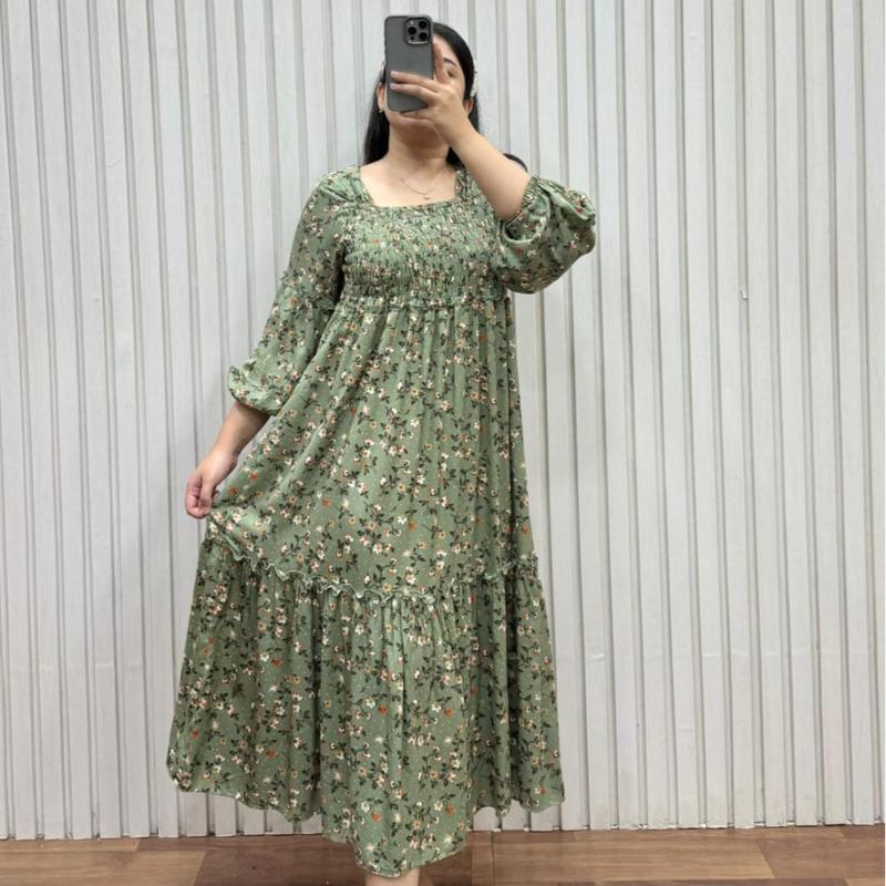 DASTER ANNISA DRESS KEKINIAN TERBARU RAYON  PREMIUM 3