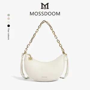 MOSSDOOM Tas Selempang Wanita Carina Bag Tas Bahu Bulan Sabit Modis