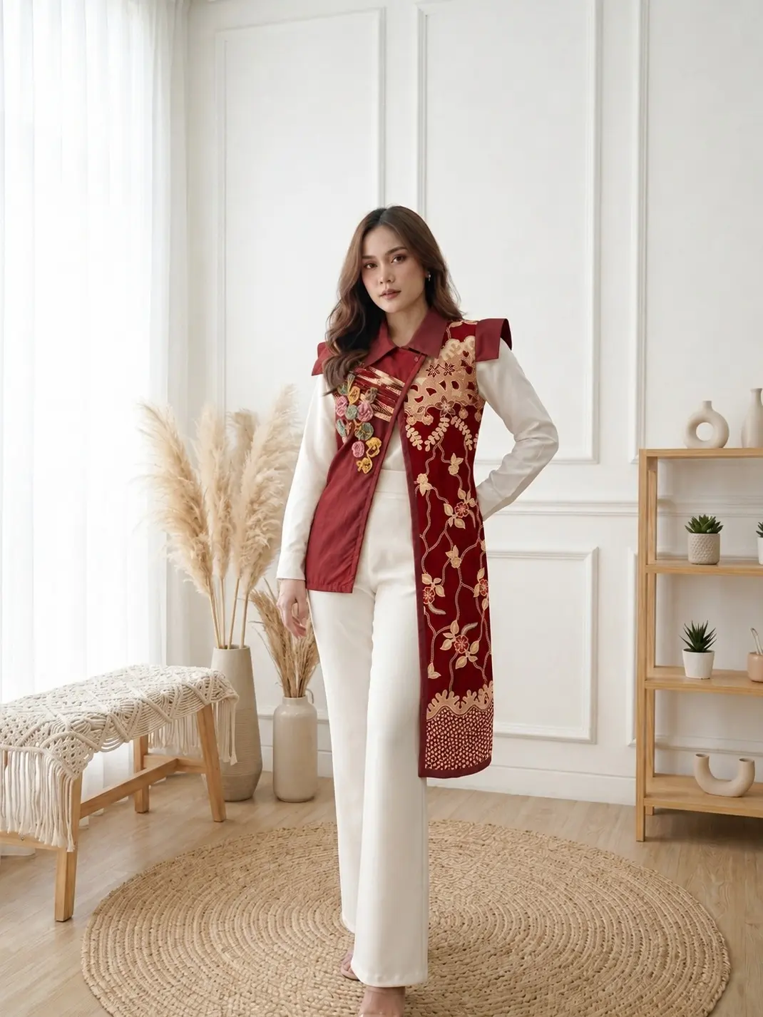 SALEE!! VEST BATIK WANITA CANTIK