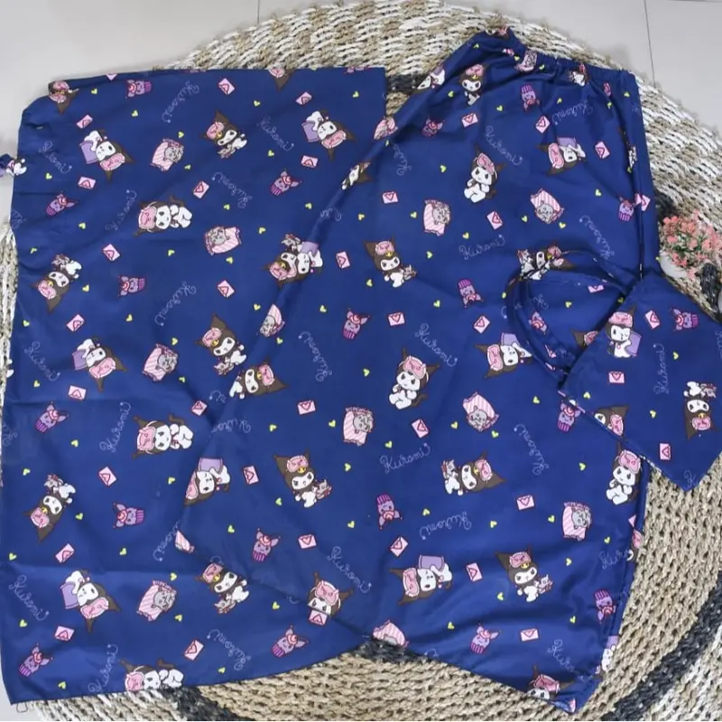 Mukena Katun Anak Motif Kuromi / Labubu / Kelinci /  Mukena Anak Usia 7 - 15 Tahun 4