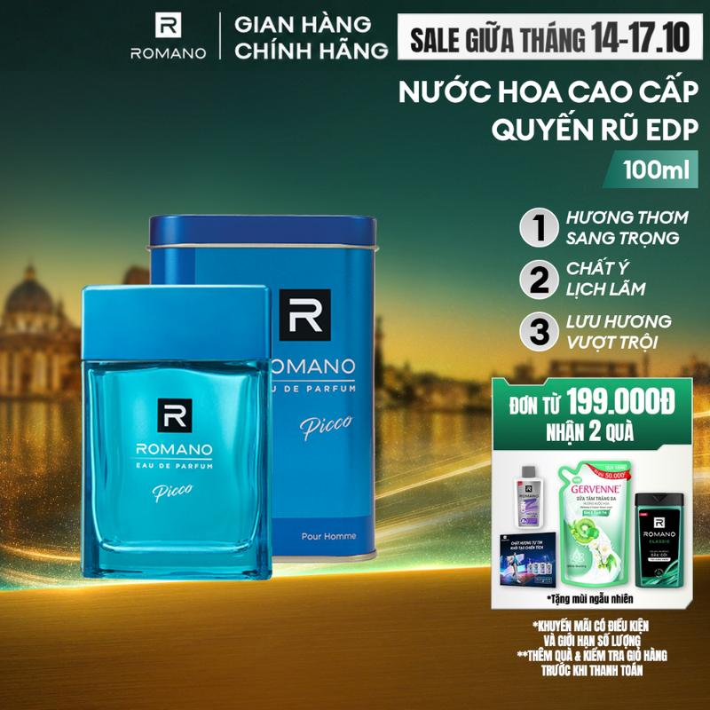 NƯỚC HOA CAO CẤP DÀNH CHO NAM EDP PICCO ROMANO 100ML