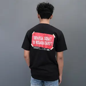 Kepstore Official - Kaos Negara Sehat - Baju Kata Kata Viral Cotton Combed 24s Unisex