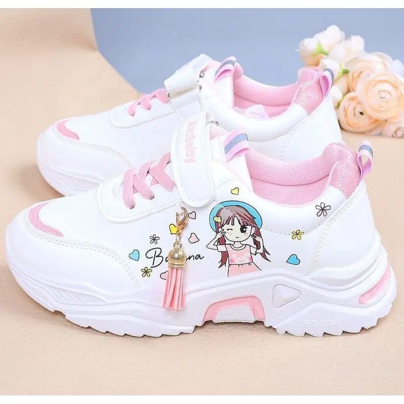 Sepatu Sneakers Anak Perempuan 26-35 Babyna / Sepatu Sekolah Anak Tk Dan Sd / Sepatu Sport Anak