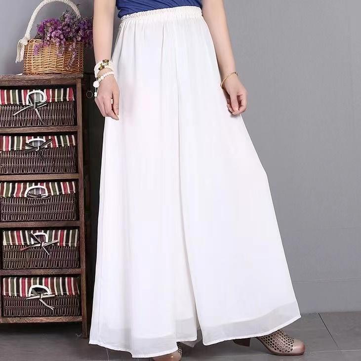 Product Introduction of Quần Ống Rộng Dài Cho Nữ, Quần Voan Muslimah Dáng Rộng, Cạp Cao, Chân Dày 25