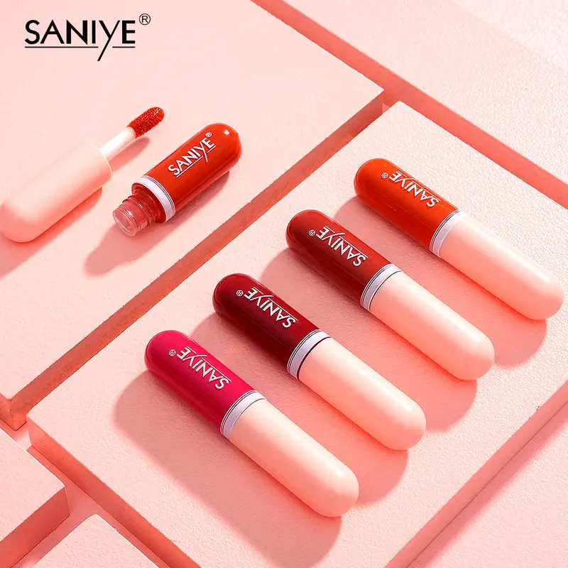 SANIYE Long Lasting Capsule Lip Matte Gloss L1135 | Lip Gloss Lipstik 3