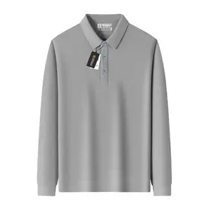 Reckblud - T-Shirt Polo Kerah Lengan Panjang Polos Unisex Original 07 Pria Wanita