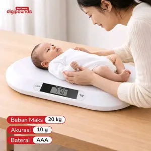 Taffware Digipounds Timbangan Badan Bayi Baby Digital Scales 20kg - 825