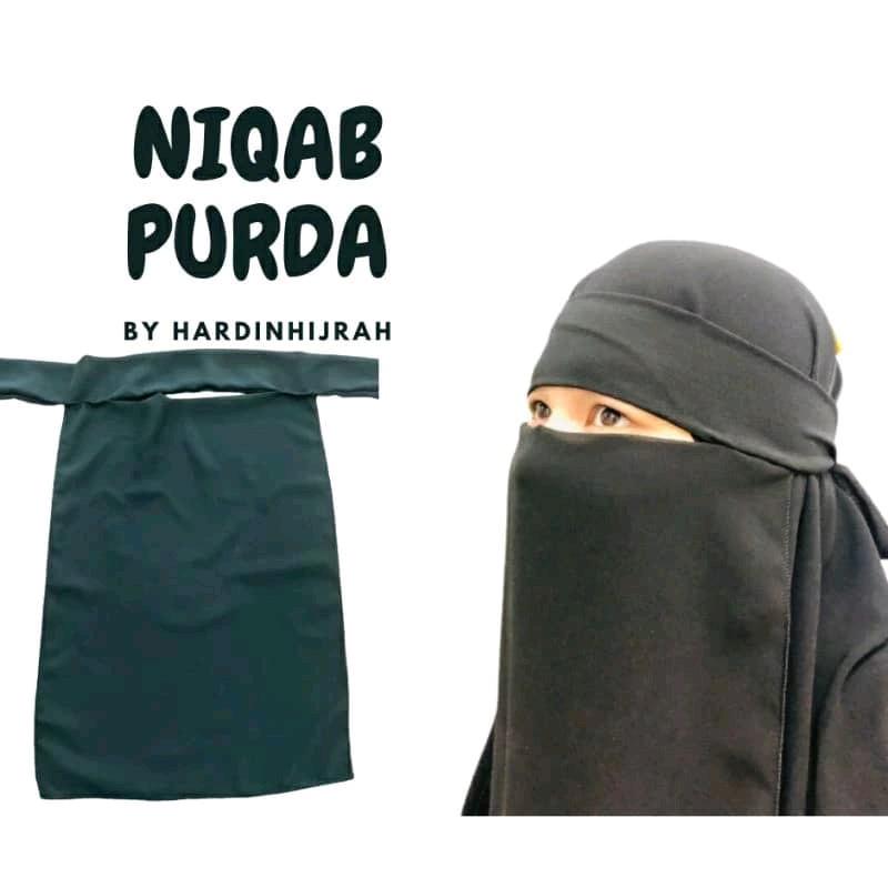 NIQAB PURDAH FOR MUSLIMAH LAYER 01(BLACK)SUNNAH FASHON - TikTok Shop ...