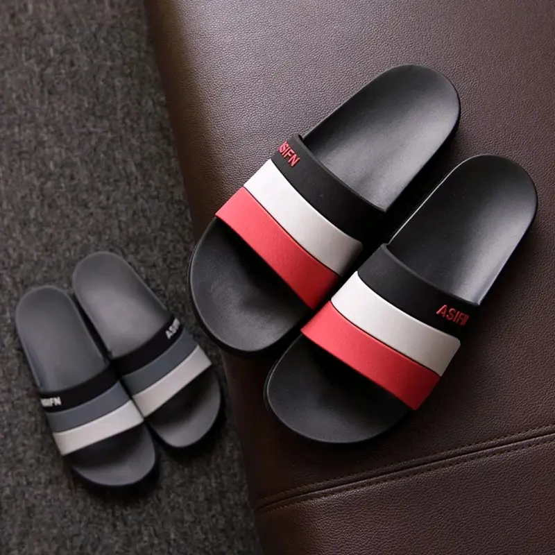 Sandal Selop Slide Kasual Terbaru Sendal Karet Pria Wanita 3943 Shoes - Anti Selip, Slip-On, Unisex 1