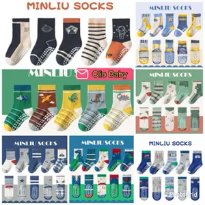 SET Kaos Kaki Anak Laki Laki ANTISLIP Bahan Katun Rajun tebal Premium isi 5 in 1 Kaos kaki Anak Korean Style Kid Socks Premium