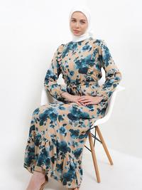 Gambar Arjuna Weda Gamis Wanita Motif Kembang Kecil - Bahan Rayon | Resleting Belakang - Tosca, S dari Batik ArjunaWeda Kota Administrasi Jakarta Timur 4 Tokopedia