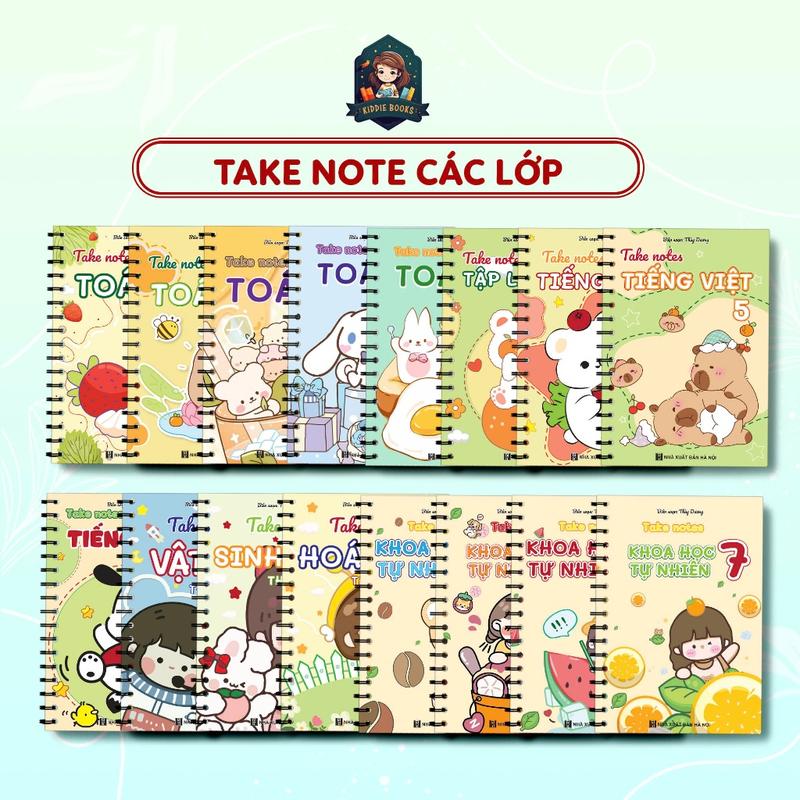 Sổ Take Notes Các Lớp Toán, Ngữ Văn, Tiếng Anh, Khoa Học Tự Nhiên - NXB Hà Nội…