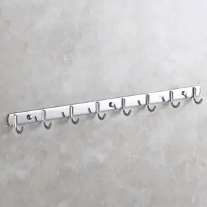 Gantungan Baju 8 Kait Stainless 42 cm / Kapstok Baju Cantolan Hanger Hook 8 Kait Stainless