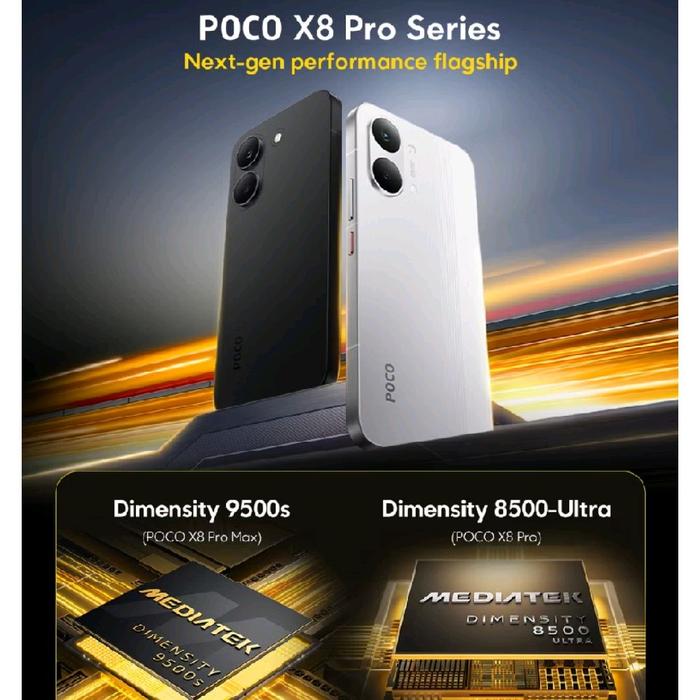 Gambar XIAOMI POCO X8 Pro 5G 8/512 12/512 8 12 512 gb Garansi Resmi 15 bulan dari perkakas tb Kota Pekanbaru Tokopedia