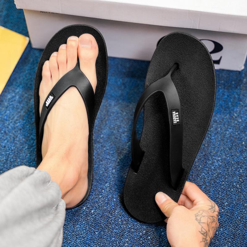 IEAGO Original Men At Home Outdoor Beach Flip Flops Casual Flat Bottom EVA  Slippers Soft Sole Sliders 2