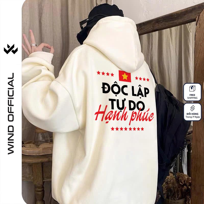  Áo hoodie unisex form rộng WIND Clothing SAO VÀNG 2.9 NNN Unisex thời trang nam nữ oversize ulzzang Menswear Có Túi Dài Tay 