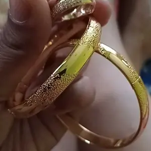 GELANG DUBAI ISI DUA GRATIS CINCIN EMAS GOLS ANTI KARAT REALPICT CANTIK FASHION TERBARU MEWAH ELEGAN