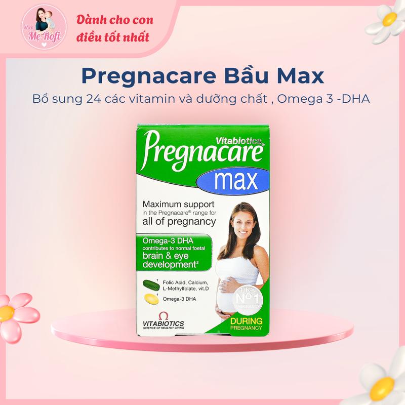  Viên uống vitamin tổng hợp cho bầu Pregnacare Max Vitabiotics Anh Quốc - Mẹ Rofi 