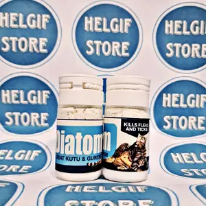 [READY] DIATOM 15GR OBAT KUTU BUBUK SERBUK UNTUK KUCING ANJING KELINCI 100% FOOD GRADE AMAN TERJILAT PENGHILANG PEMBASMI KUTU HEWAN PET