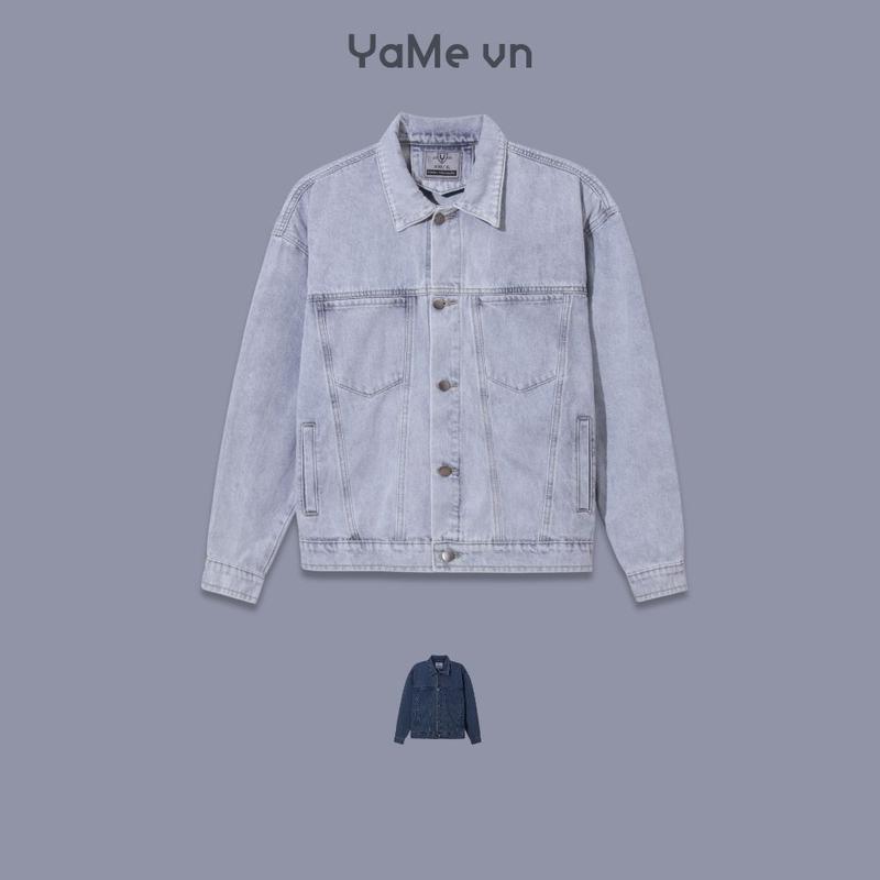Áo khoác nam không nón vải jean thời trang thương hiệu Y2010 chống nắng wash nhẹ dáng vừa Seventy Seven 36 23541 |YaMe|