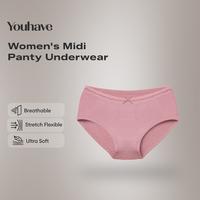Gambar YouHave ( You’ve) Celana Dalam Midi Wanita Panty Wanita CD Wanita Underwear Wanita 300092 1PCS - MULTICOLOR, All Size dari YouHave Store Kota Administrasi Jakarta Utara 1 Tokopedia