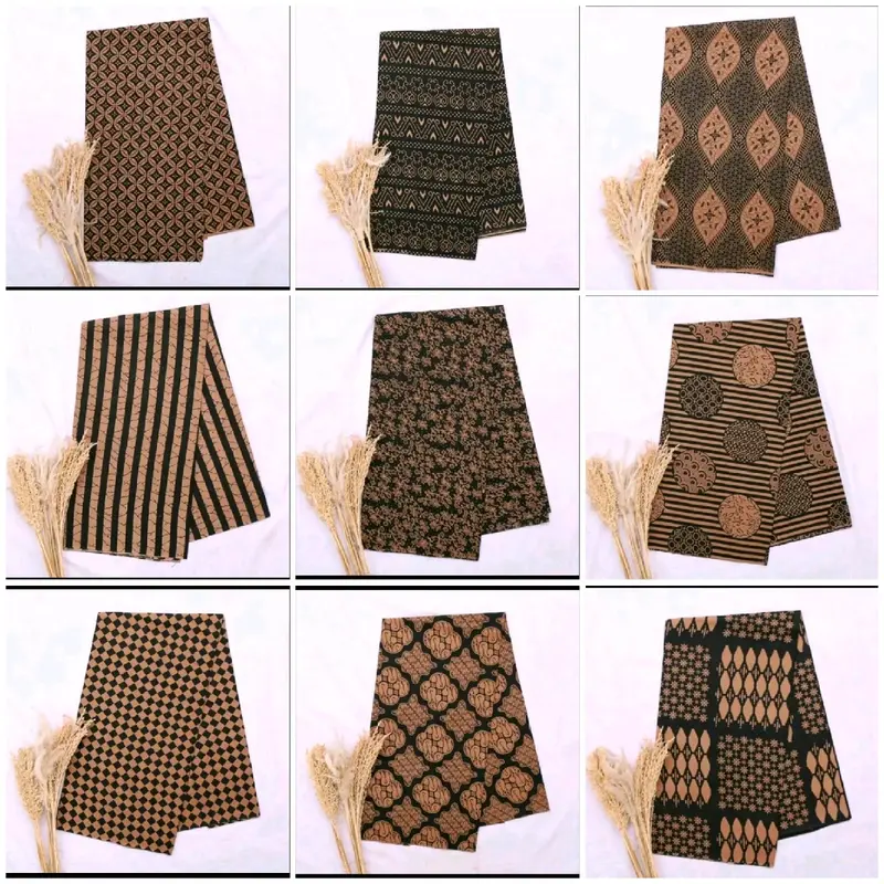 Kain Batik Pekalongan Coklatan Banyak Variasi Motif Terbaru 0