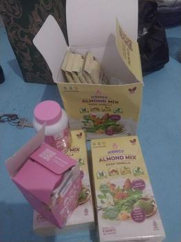 Product Review of MOMSY BUY 1 GET 1, ASI Booster 60 Kapsul X ALMOND MIX VANILLA 6 Sachet from J**♒ 0