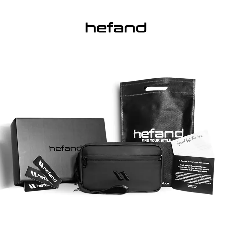 Hefand.co - Handbag Pria Aero Exclusive Tas Selempang & Genggam Clutch Pouch Wallet Kecil Hand bag Sling bag Slempang Pria Waterproof Tahan Air Cocok Untuk Kado Pria Ulang Tahun Pacar Cowok 8