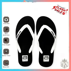 SANDAL JEPIT PRIA (LOGO ANDA)TERLARIS TERBARU  Sendal Jepit ANTI SLIP