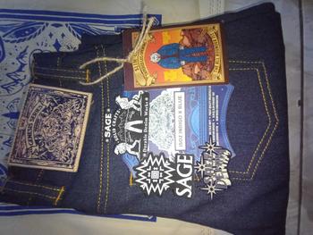 Product Review of Sage Genesis Series : 15oz Indigo x Blue Ultimate Quality Projectile Loomed Denim from D**4 0