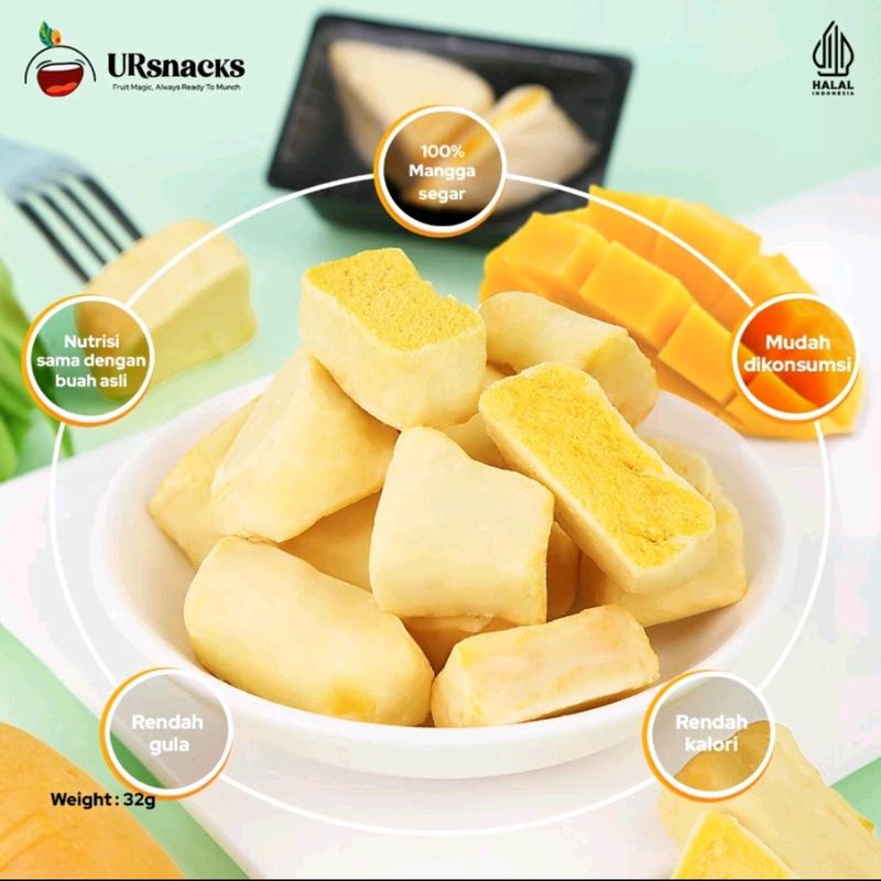 URSNACKS BUNDLE 2 (MANGGO + APEL ) STRAWBERRY KOSONG 4