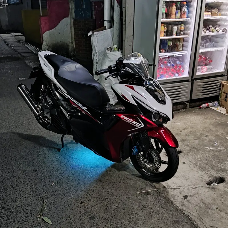 Paket lampu led kolong motor, lampu led 9 titik 7