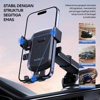 Gambar ROBOT Center Console Car Holder RT-CH20S Automatic Lock Suction Cup Super Kuat  - Garansi Resmi 1 Tahun - Produk Original - Bisa COD dari ROBOT Lifestyle Indonesia Kab. Tangerang 3 Tokopedia