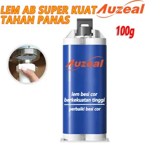 100g Lem AB Besi Super Kuat Tahan Panas Kafuter Lem Perekat Super Untuk Reparasi Mobil / Rumah (Lem Besi Kayu Kaca Plastik Karet Metal)