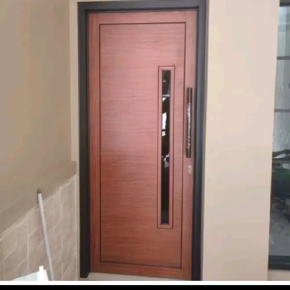 pintu kamar spanrel warna serat kayu costum ukuran  lengkap tinggal pasang gratis packing kayu