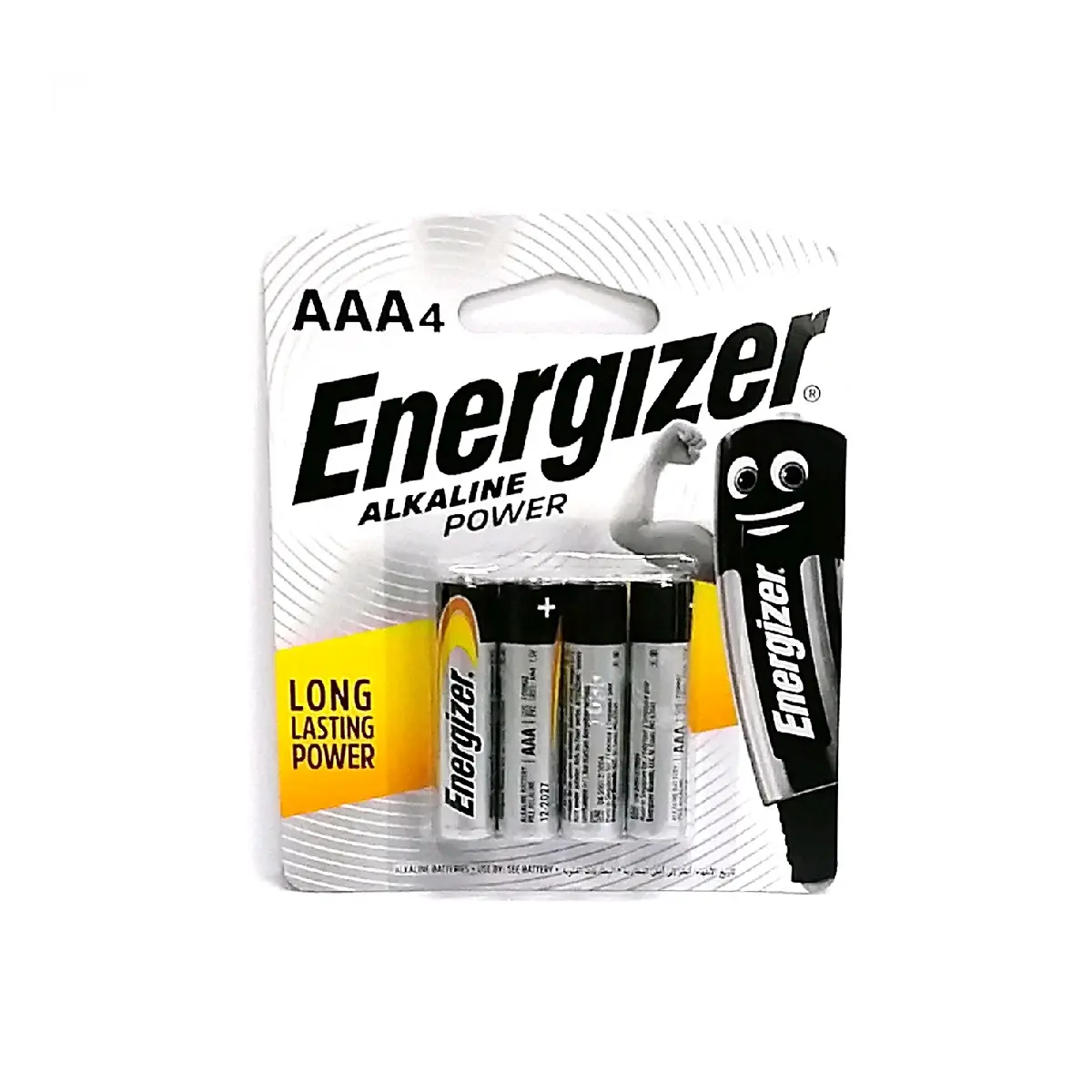 Energizer AAA(3A)×4 Alkaline Power Battery