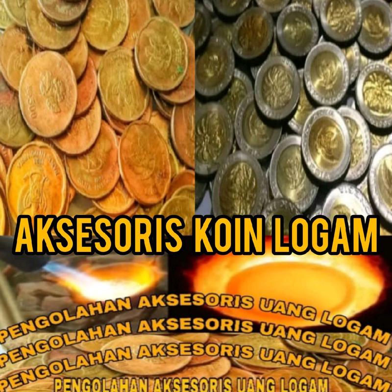 Kalung Nuri Liontin Koin Terbuat dari bahan koin logam 1991-1992 Anti Karat 6