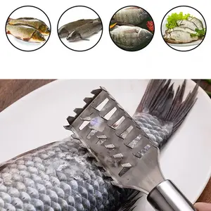 LISM Peeler Pisau Pengupas Sisik Ikan Fish Skin Scraper Stainless - FKW30