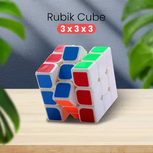 Rubik Cube 3 x 3 x 3 - White/Black
