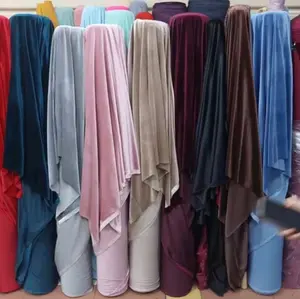 Kain beludru super STRETCH PREMIUM IMPOR harga per setengah meter (0,5 meter) greed A