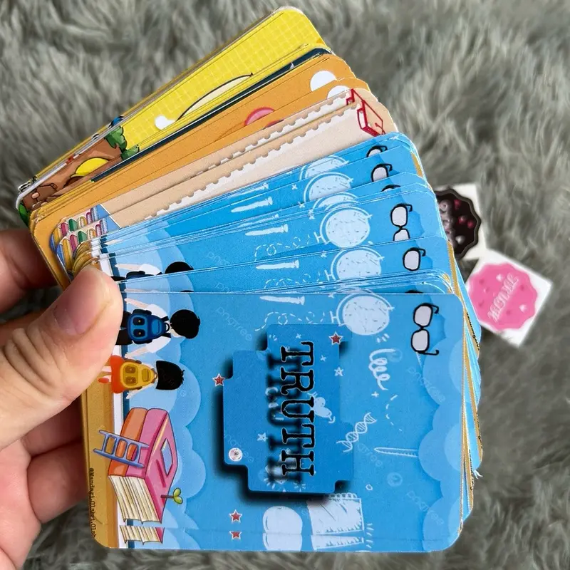 Kartu Permainan Truth or Dare (ToD) Versi Sekolah || isi 58 kartu + Kotak Kartu || Kartu permainan Viral Card Game Kertas 7