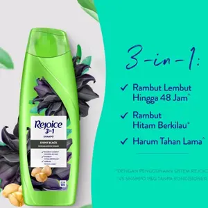 Rejoice Shiny Black Shampoo 340ml