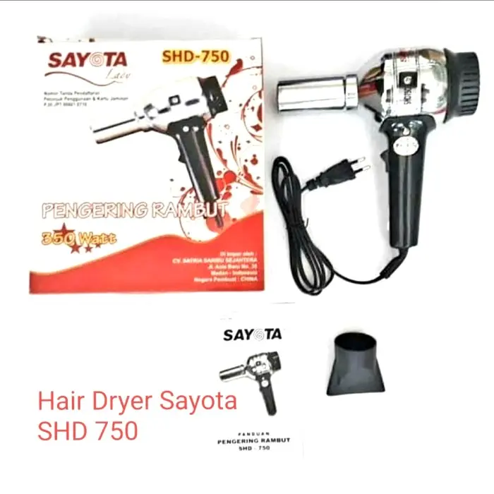 Termurah Hair Dryer Sayota Shd 750 Pengering Rambut