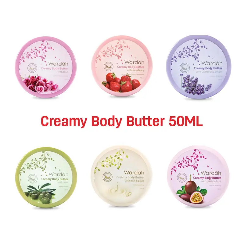 Murah ! Wardah Creamy Body Butter 50 ml 3